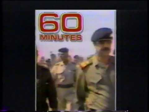 Saddam Hussein  - 60 Mintues  - CBS Commercial  - Persian Gulf War  - Scud Missile (1991)