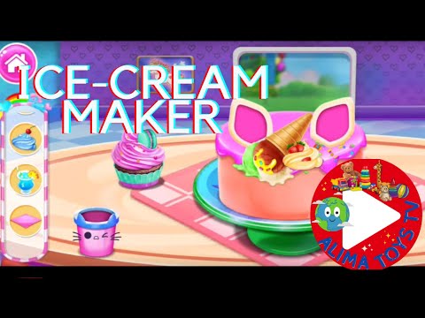 Playing Ice Cream Maker with ALIMA Toys TV