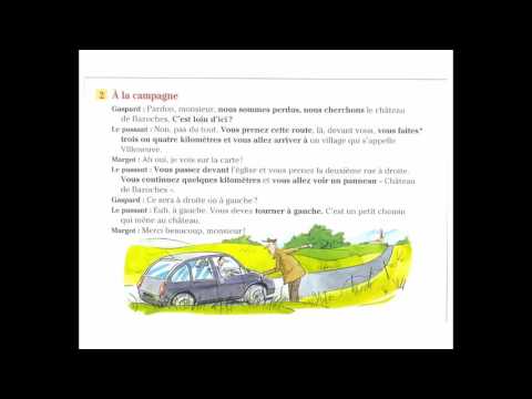 Dialogue in French No. 25 - Locate - In the countryside