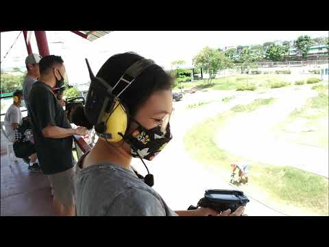 Porsha's First Try at 1/8 Nitro Buggy Racing