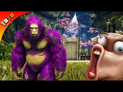 Ark: Survival Crystal Extinction E2 - MAX LEVEL Gigantopithecus Taming And Color Mutations!