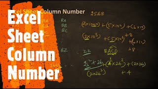 YouTube video 'Excel Sheet Column Number | LeetCode 171 | Coders Camp'