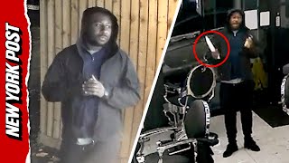 Download lagu UK Train Stabbing Suspect Spotted STORMING Into Barbershop With Knife One Day Before Mass Attack mp3 Download lagu UK Train Stabbing Suspect Spotted STORMING Into Barbershop With Knife One Day Before Mass Attack mp3