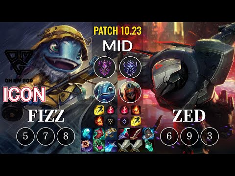 OMG icon Fizz vs Zed Mid - KR Patch 10.23