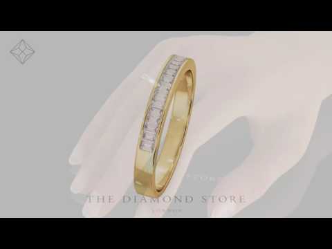 JG35 - Grace Yellow Gold Diamond Eternity Ring 0,50ct