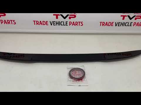 Fits BMW X4 G02 X4M 2018- Rear Trunk Boot Lip Spoiler Gloss Black video