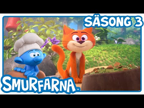 Smurfligt kattmat 🔴 NYTT AVSNITT 🔴 - Smurfarna på svenska | Tecknade filmer för barn