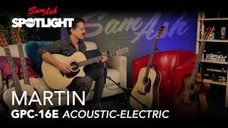Video thumbnail for Martin GPC-16E | feat. Corey Congilio by Sam Ash Music