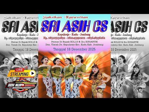 Live. Streaming Karawitan - SRI ASIH CS   Pentas Di Dsn. Tlatah - Ds. Kepuhrejo - Kudu - Jombang