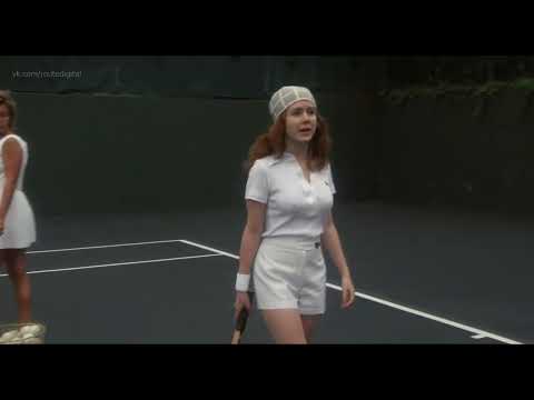 Carrie Fisher, braless in a tennis outfit—“Shampoo” (1975)