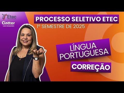 Vestibulinho ETEC 2025 - Questão 02 Corrigida (Português)