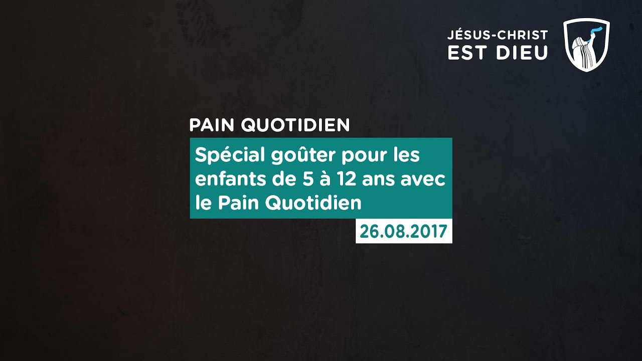 Thumbnail of video: Spécial goûter pour les enfants de 5 à 12 ans avec le Pain Quotidien - Evry