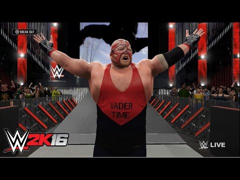 WWE 2k16 - Big Van Vader vs. Fandango: Monday Night Raw | PS4 Gameplay