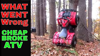 Can We Fix It? Modify It? Break It? Yamaha Kodiak atv. pt2