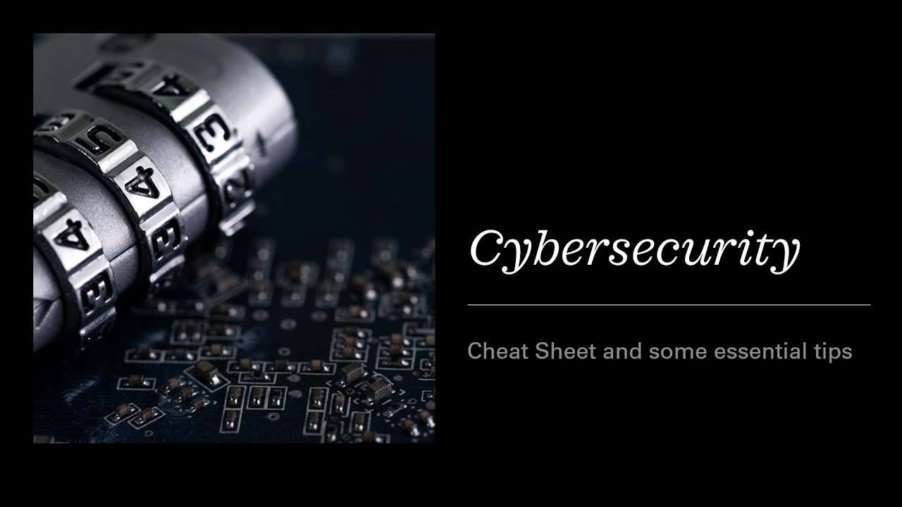 Cybersecurity - Cheat Sheet with some essential tips #trending #cybersecurity #cheatsheets