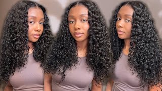 Water Wave Mixed With Jerry Curly Wig 😍 | Perfect Glueless Wig For Summer | Ft. Unice Hair Amazon 