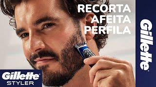 Gillette Recortar la Barba Con Gillette Styler 3 en 1 | Gillette España #Short anuncio