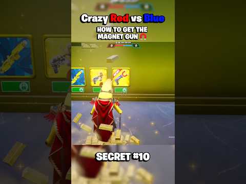 Unlock the new Magnet Gun in Crazy Red vs Blue on Fortnite! [RVB Secrets]