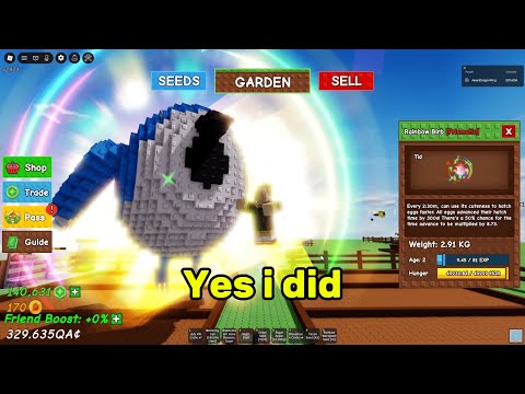 BIRD EVENT IS BIG MISTAKE | Grow a Garden