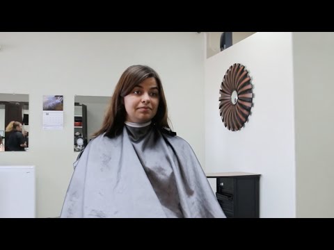 Theadosia LV - Pt 1: She Shaves Her Head at Barber...