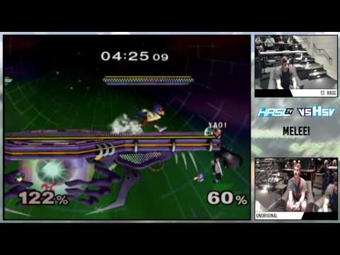 vsHsv s1e9 – saintrage (Falco) vs Unoriginal (Marth) – Losers Top 8 – Melee