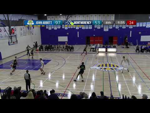 RSEQ Basketball masculin 🏀 Montmorency @ John Abbott [11/1/2024]