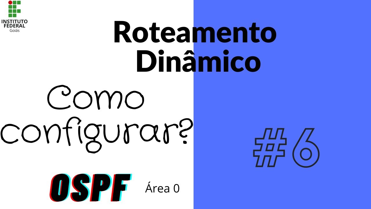 🔴 Como configurar OSPF (área única)