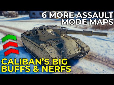Caliban & WZ-114 Changes + 6 New Assault Maps | World of Tanks Update 1.15+ News