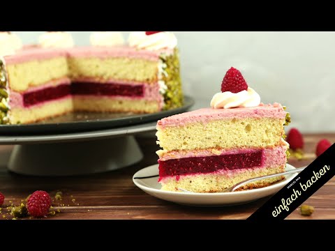 Raspberry yogurt cake from the Thermomix®, quickly and easily baked, without gelatin