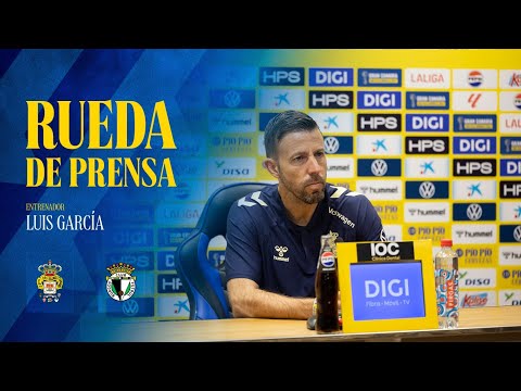 Rueda de prensa de Luis García previa al partido UD Las Palmas vs Burgos CF | UD Las Palmas