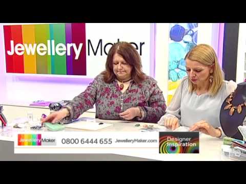 JewelleryMaker Designer Inspiration LIVE 07/01/14 - [Learn how to make Polymer Clay Pendants]