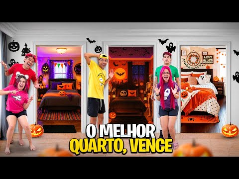 O MELHOR QUARTO DE HALLOWEN VENCE *Rolou briga ! 