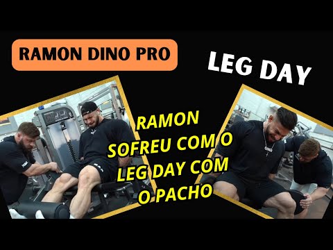 Ramon Dino sofre no Leg Day com o Pacho