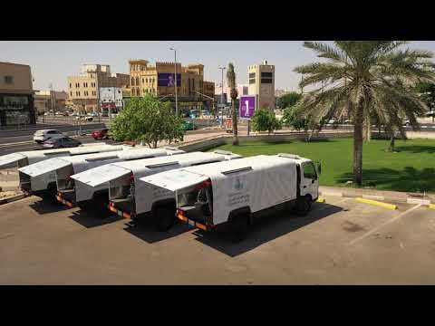 أمانة الشرقية تستخدم معدات بتقنية متطورة لنزح مياه الأمطار