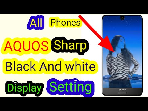 Make Online AQUOS Sharp Display color setting/Make Online Setting