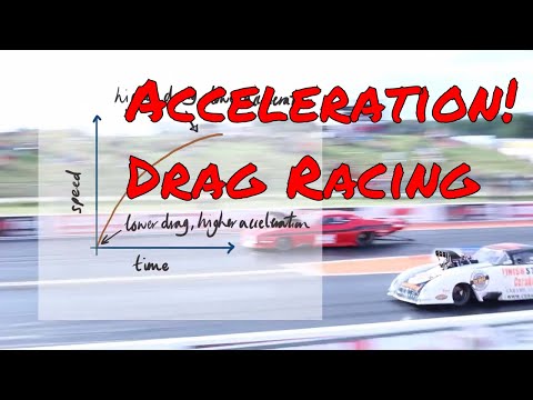 What's the acceleration of a dragster? Drag Racing at Santa Pod Raceway - GCSE Physics
