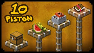 ✔ Minecraft: 10 Ways to Use Pistons