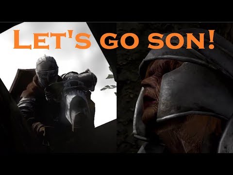 My 8 year old son plays Dark Souls for the first time