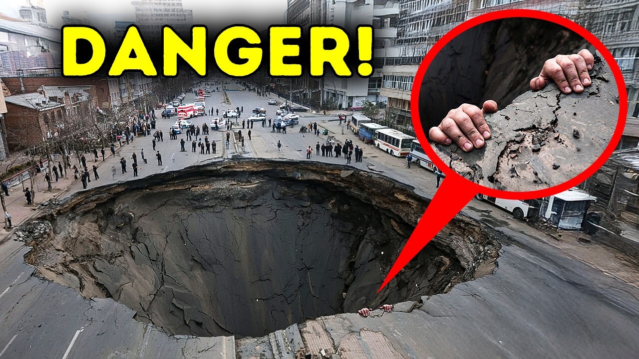 Sinkholes Are Swallowing Streets All Over the World - Global Crisis Detected