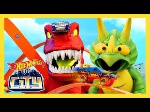 Bata os dinossauros! | Hot Wheels City: Temporada 3 | Episódio 9