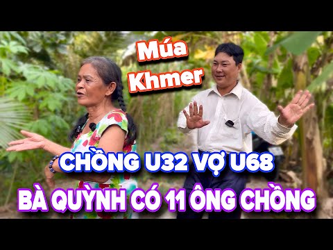 Hot "Mrs. Quynh U68 Has 11 Husbands" Khmer Dance With Husband An U32 Is So Amazing