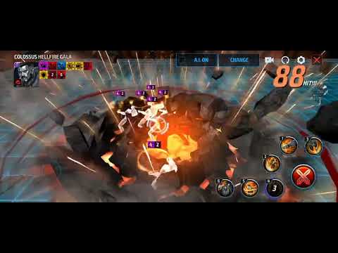 Colossus in Hellfire Gala suit skills preview | Marvel Future Fight