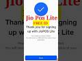 Jio Pos Lite Resident Partner ID Kaise Banaye Jioposplus Shorts Shortsyoutube Shortvideo2023