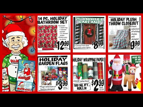 OLLIE'S BARGAIN OUTLET CURRENT AD! CHRISTMAS 2022