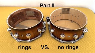 Video thumbnail for DW Snare Drum Re-Rings Shootout comparison - Part 2 by Drumming Etcetera