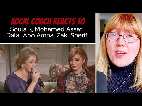 Vocal Coach Reacts to Soula 3 with Mohamed Assaf, Dalal Abo Amna & Zaki Sherif
