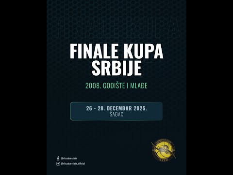 Košutnjak - Sava – Finele Kupa Srbije za 2008. godište i mlađe 2025/2026