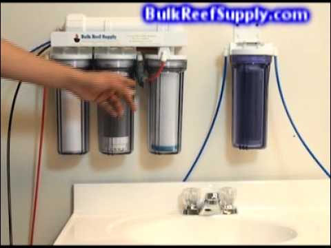 5 Stage Reverse Osmosis Chloramines System Demo - Bulk Reef Supply