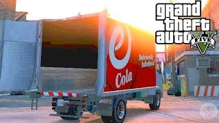 GTA 5 Online: How To Open The Back Doors Of A Truck! Transport Players & Vehicles (GTA V Online)