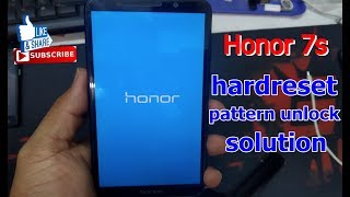 honor 7s hard reset and pattern unlock solution easy way
